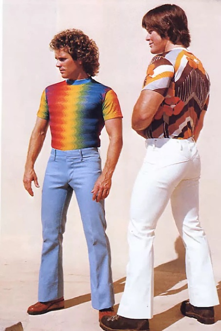 70年代男性ファッション広告
