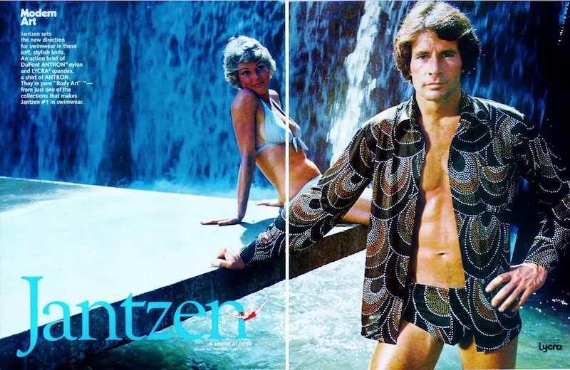 70年代男性ファッション広告