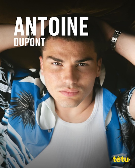仏ラグビー界のトップ・スター"アントワーヌ・デュポン"がゲイ雑誌の表紙に登場
